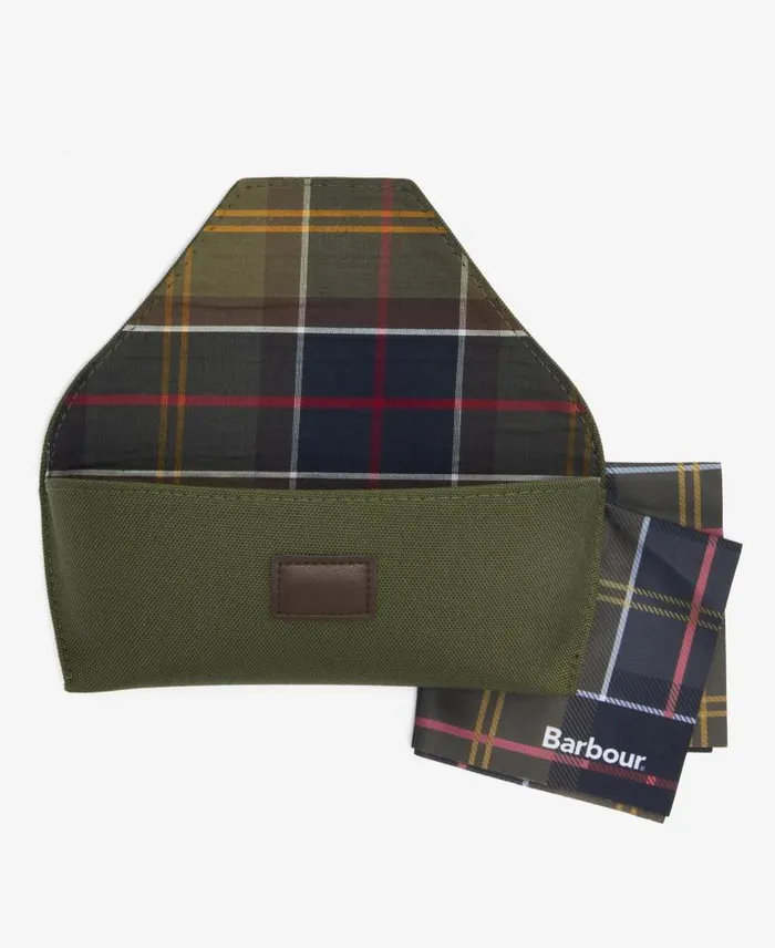 Panto Sunglasses Classic Green Men Barbour Sunglasses