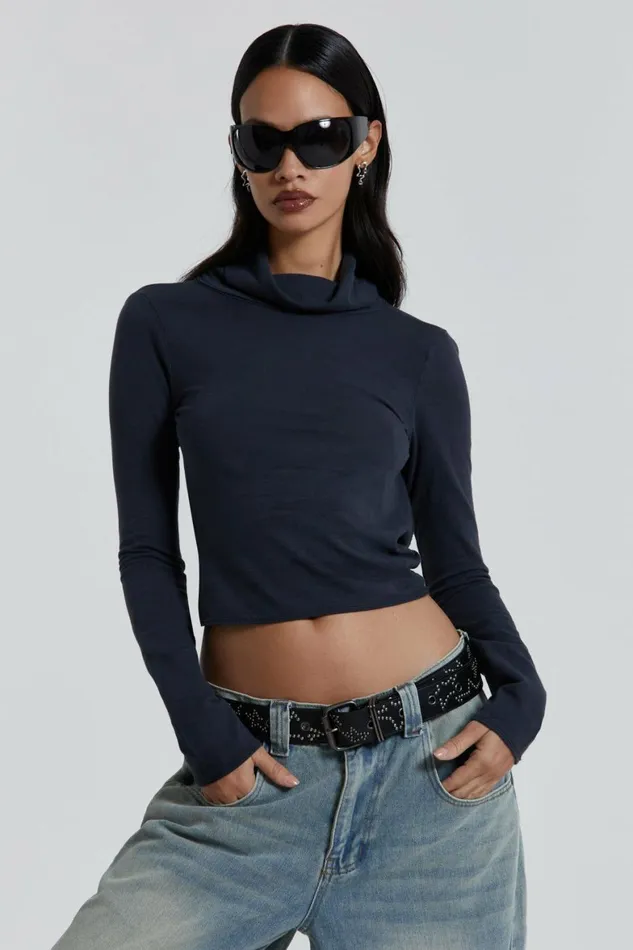 Party In The Back Backless Top Multi Women Jaded London Long Sleeve Tops