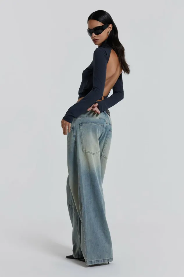 Party In The Back Backless Top Multi Women Jaded London Long Sleeve Tops Party In The Back Backless Top Multi Women Jaded London Long Sleeve Tops