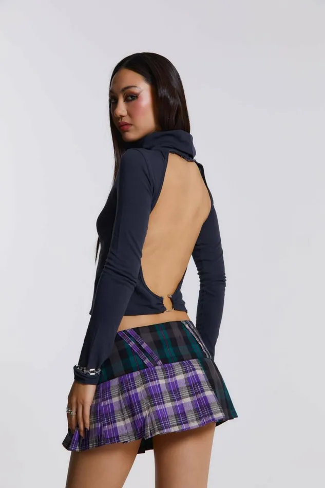 Party In The Back Backless Top Multi Women Jaded London Long Sleeve Tops Party In The Back Backless Top Multi Women Jaded London Long Sleeve Tops