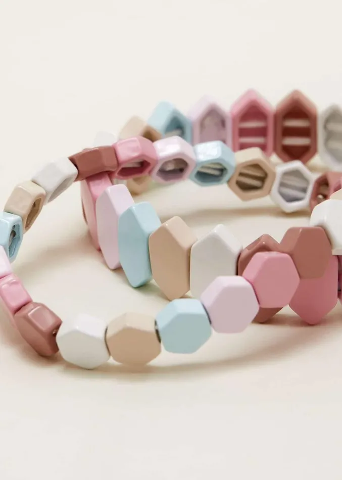 Pastel Beaded Bracelet Pack Multi Brights Women Phase Eight Jewellery