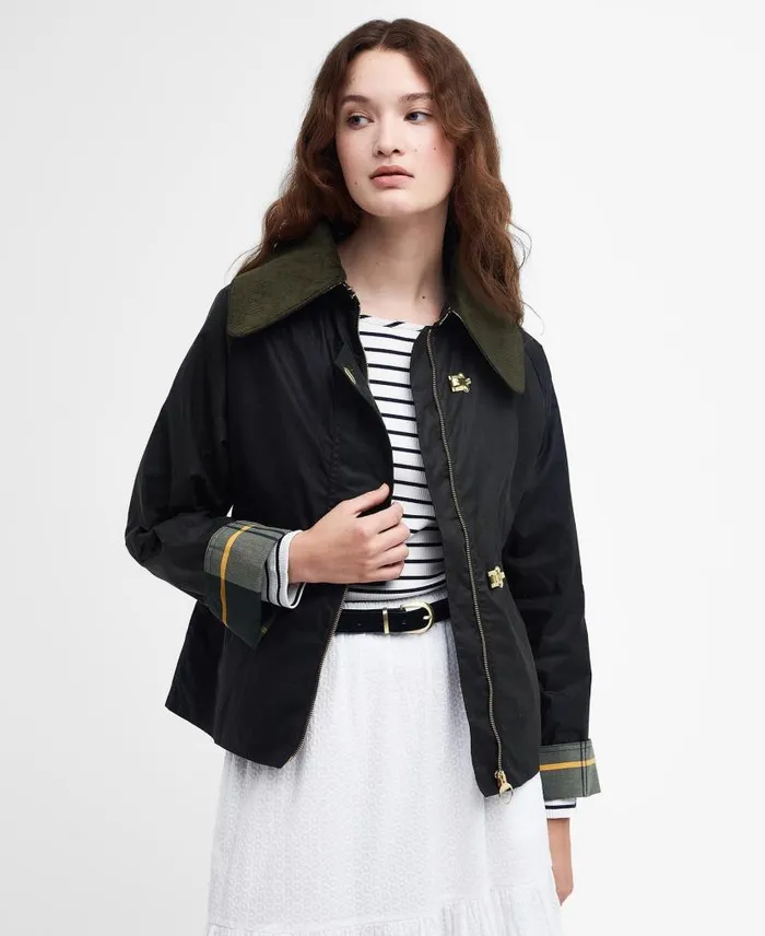 Patch Drummond Spey Waxed Jacket Fernarchive Olive Women Barbour Waxed Jackets