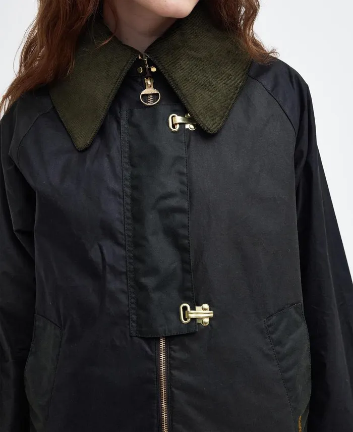 Patch Drummond Spey Waxed Jacket Fernarchive Olive Women Barbour Waxed Jackets