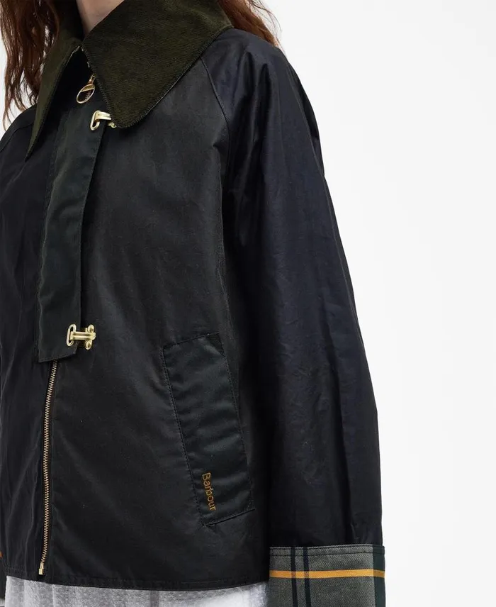 Patch Drummond Spey Waxed Jacket Fernarchive Olive Women Barbour Waxed Jackets