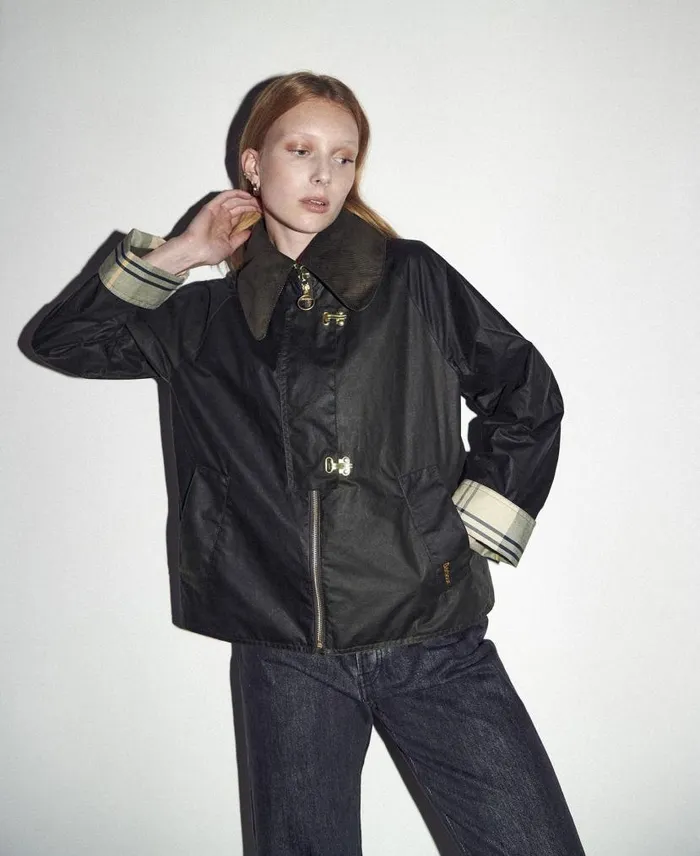 Patch Drummond Spey Waxed Jacket Fernarchive Olive Women Barbour Waxed Jackets