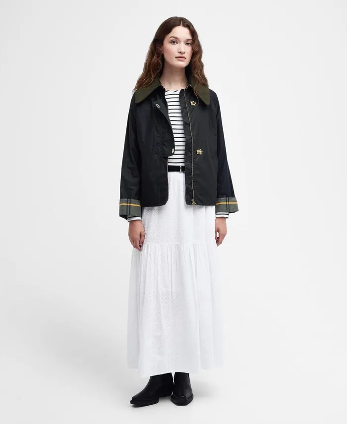 Patch Drummond Spey Waxed Jacket Fernarchive Olive Women Barbour Waxed Jackets