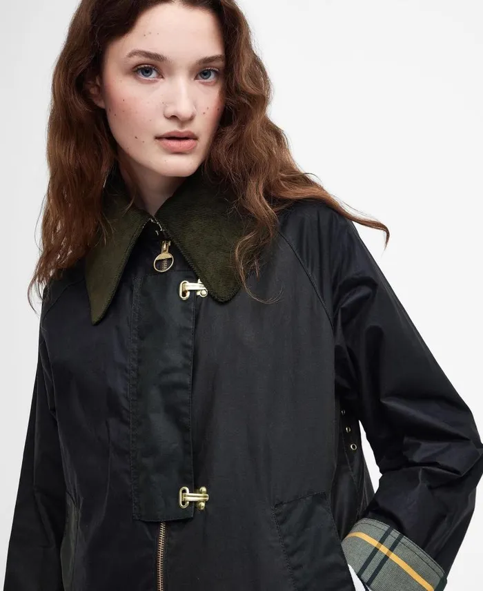 Patch Drummond Spey Waxed Jacket Fernarchive Olive Women Barbour Waxed Jackets