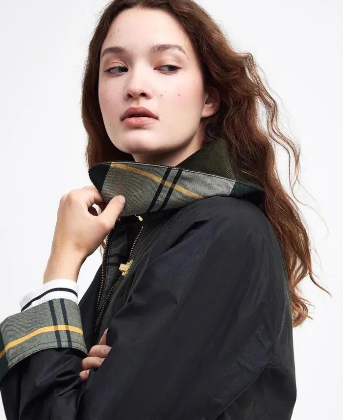 Patch Drummond Spey Waxed Jacket Fernarchive Olive Women Barbour Waxed Jackets