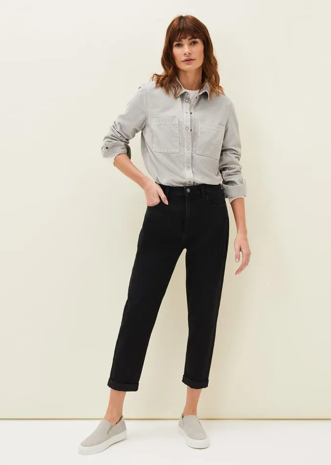 Peggie Corduroy Oversized Shirt Mint Women Phase Eight Shirts and Blouses
