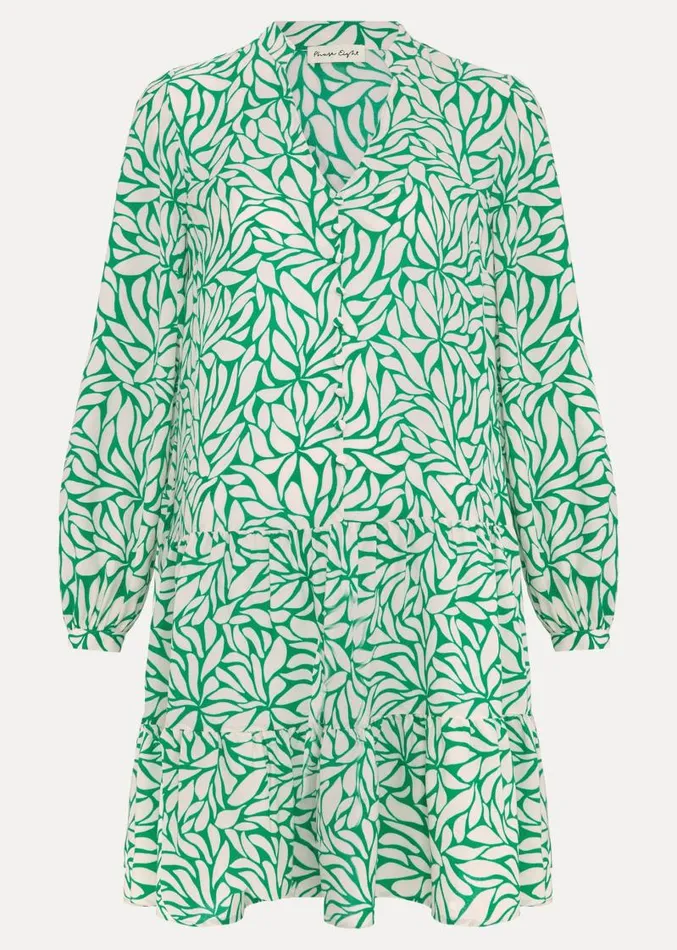 Penele Leaf Swing Dress Green Women Phase Eight Dresses