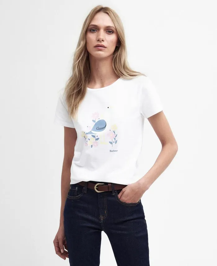 Penfor TShirt Classic Navy Women Barbour TShirts