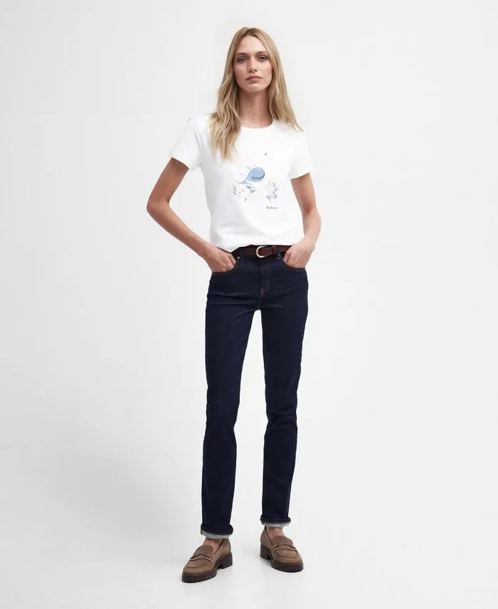 Penfor TShirt Classic Navy Women Barbour TShirts