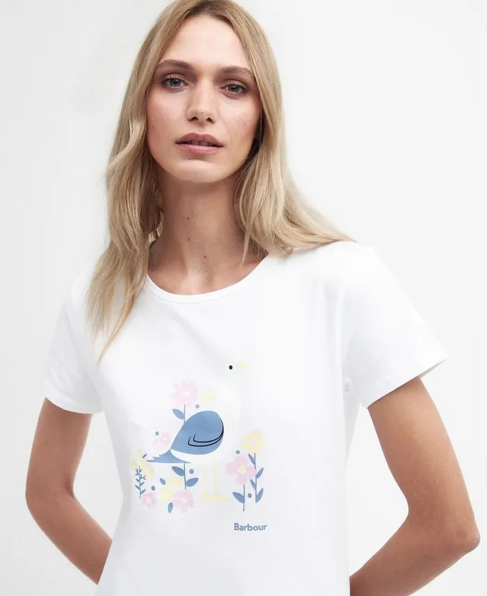 Penfor TShirt Classic Navy Women Barbour TShirts