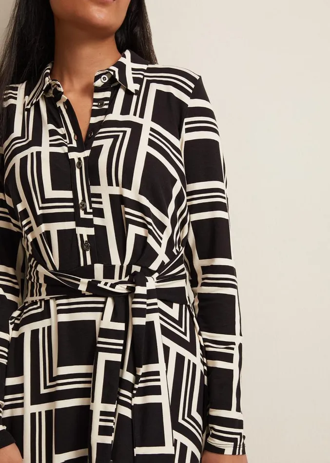 Petite April Midi Dress Blackmulti Women Phase Eight Dresses