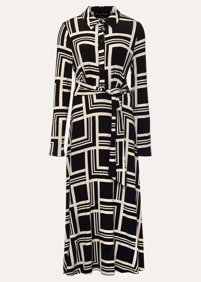 Petite April Midi Dress Blackmulti Women Phase Eight Dresses