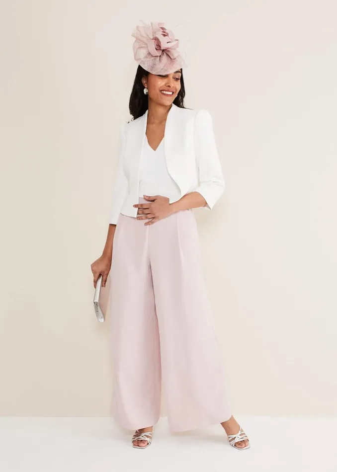 Petite Isabella Bow Jacket Ivory Women Phase Eight Jackets
