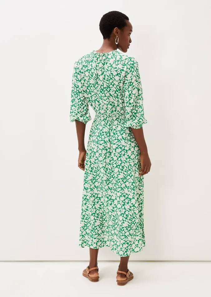 Phillipa Floral Midaxi Dress Greenivory Women Phase Eight Dresses