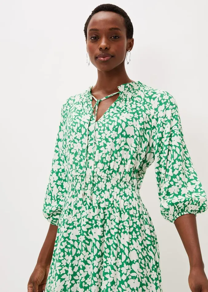 Phillipa Floral Midaxi Dress Greenivory Women Phase Eight Dresses
