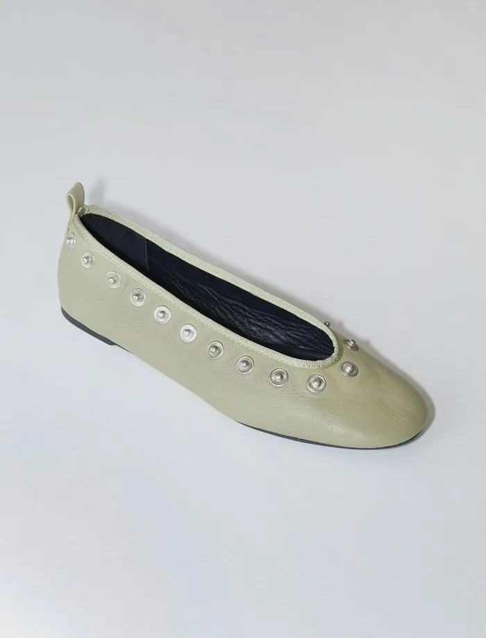 Pina Snaps Light Khaki Women Paloma Wool Ballerinas