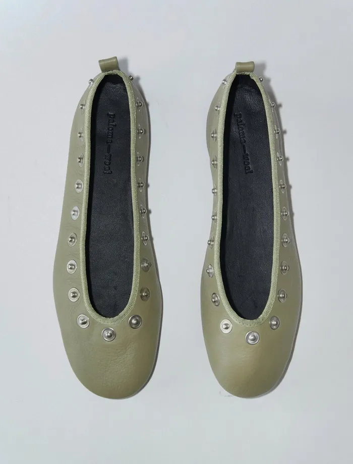 Pina Snaps Light Khaki Women Paloma Wool Ballerinas