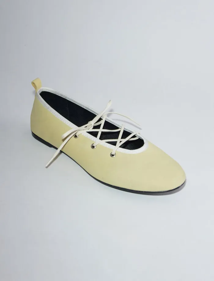 Pina Soft Yellow Women Paloma Wool Ballerinas