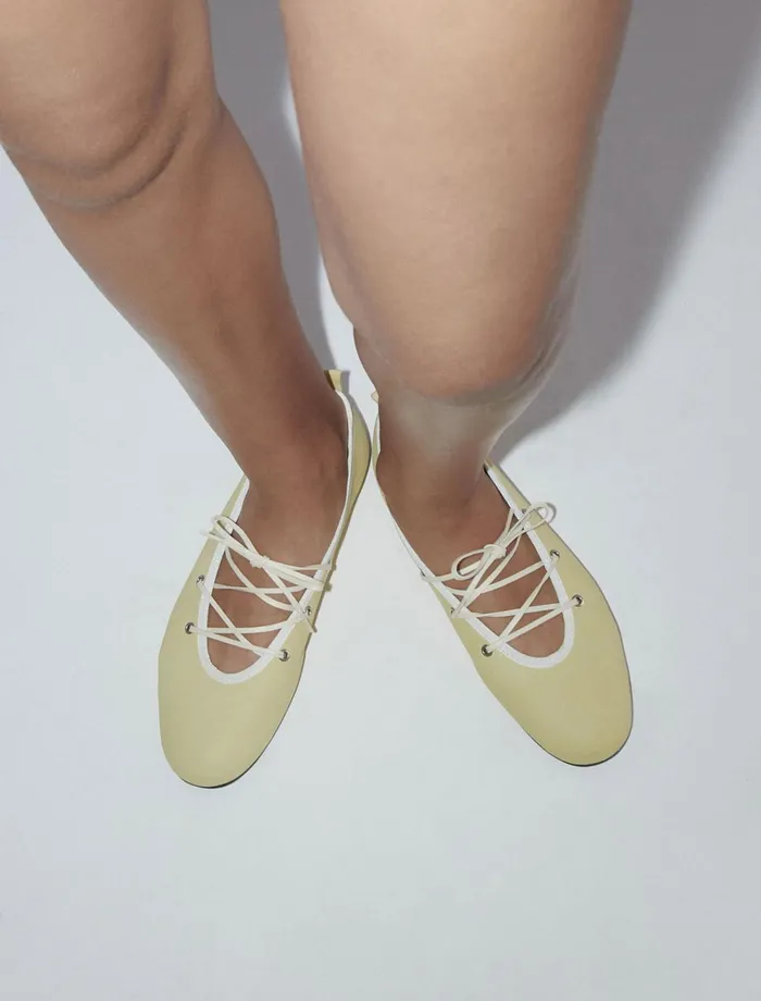 Pina Soft Yellow Women Paloma Wool Ballerinas