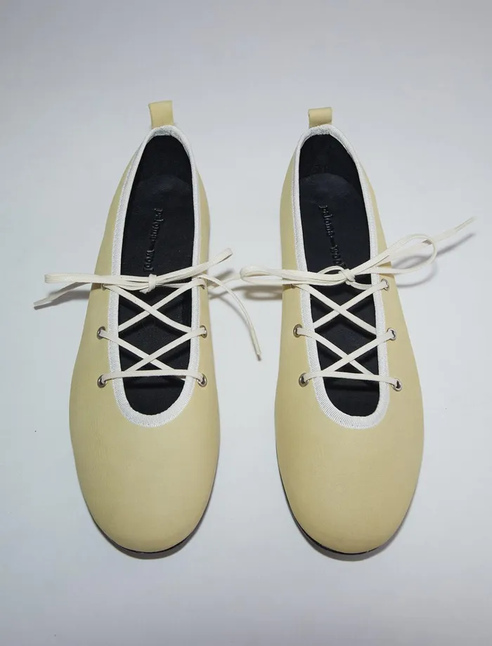 Pina Soft Yellow Women Paloma Wool Ballerinas