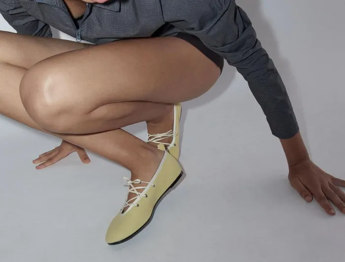 Pina Soft Yellow Women Paloma Wool Ballerinas