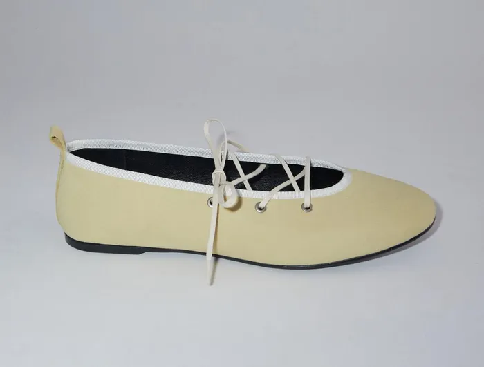 Pina Soft Yellow Women Paloma Wool Ballerinas