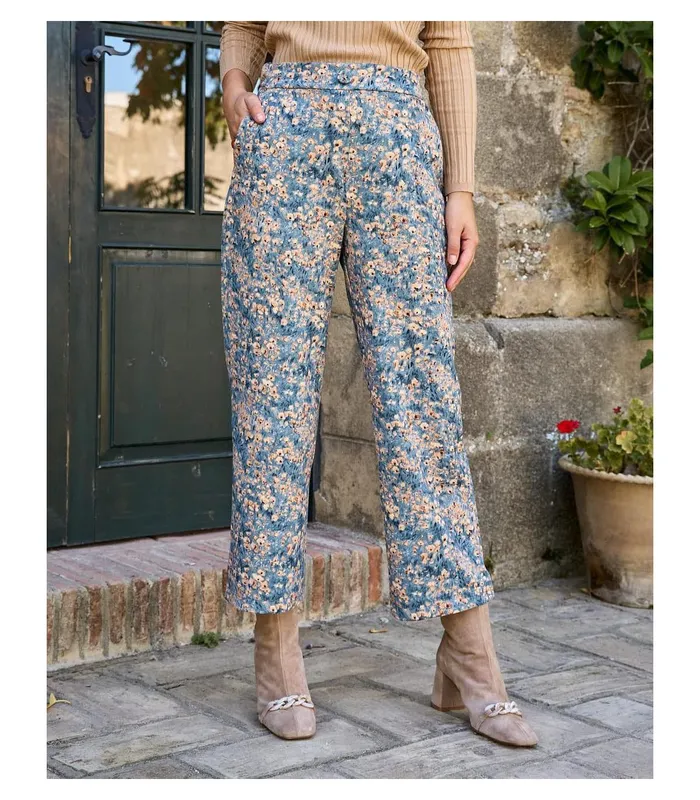 Polin Et Moi Agustina Printed Pants Denim Women Trousers Polin Et Moi Agustina Printed Pants Denim Women Trousers