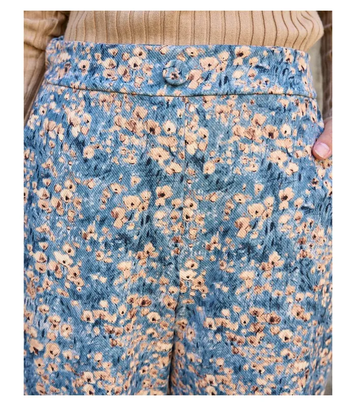 Polin Et Moi Agustina Printed Pants Denim Women Trousers Polin Et Moi Agustina Printed Pants Denim Women Trousers