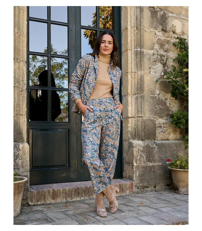 Polin Et Moi Agustina Printed Pants Denim Women Trousers Polin Et Moi Agustina Printed Pants Denim Women Trousers