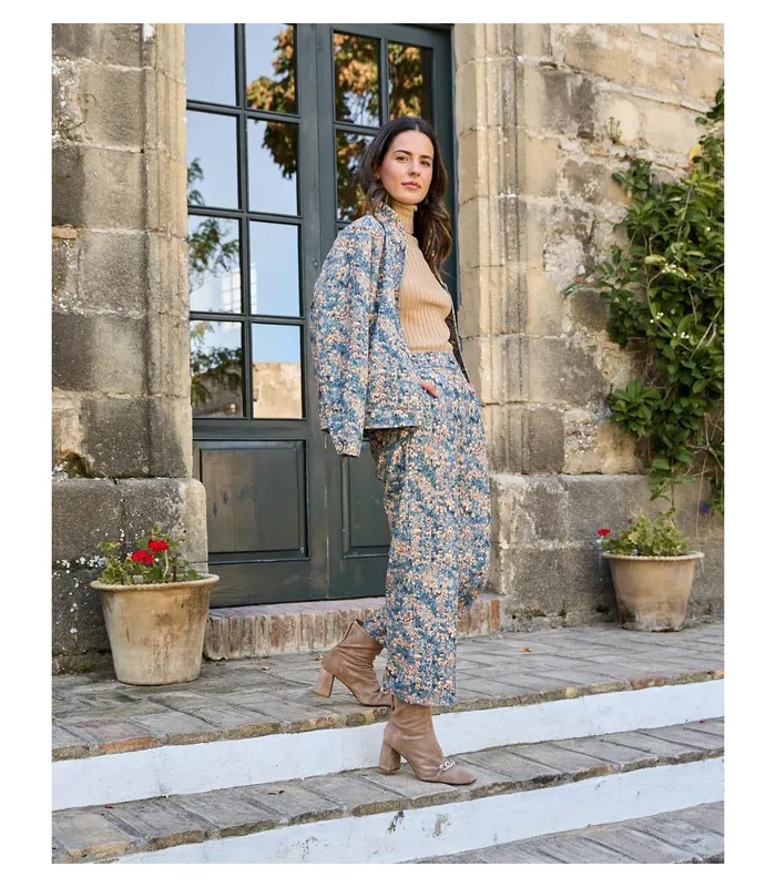 Polin Et Moi Agustina Printed Pants Denim Women Trousers Polin Et Moi Agustina Printed Pants Denim Women Trousers