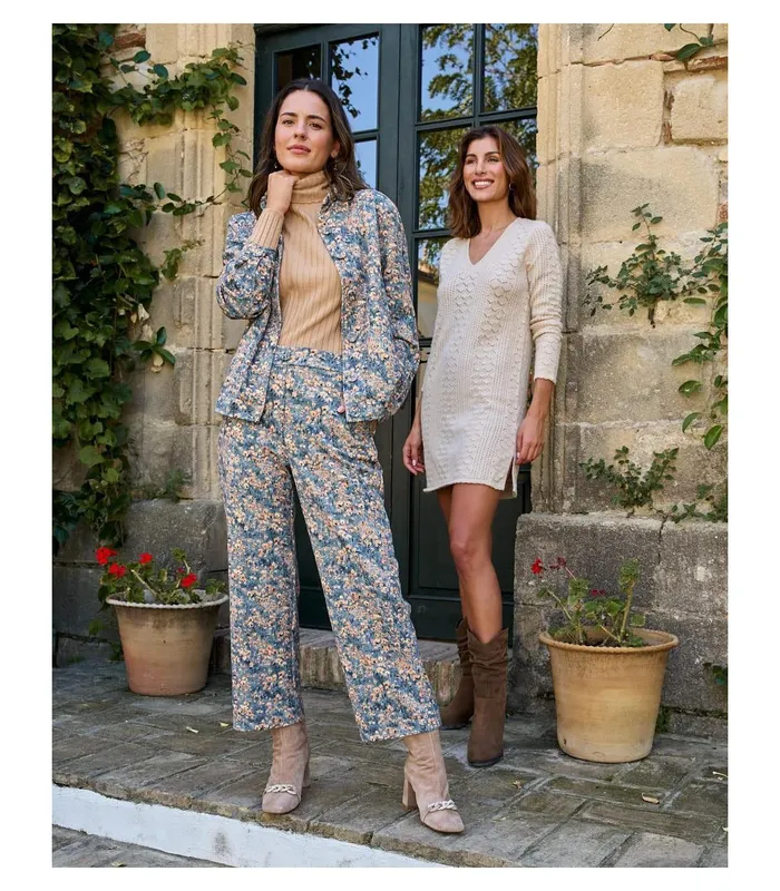 Polin Et Moi Agustina Printed Pants Denim Women Trousers Polin Et Moi Agustina Printed Pants Denim Women Trousers