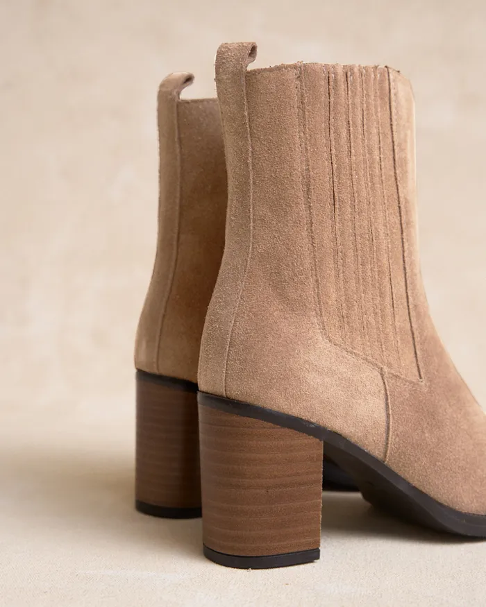 Polin Et Moi Ankle Boots Furmina Heel Taupe Women Ankle Boots Polin Et Moi Ankle Boots Furmina Heel Taupe Women Ankle Boots