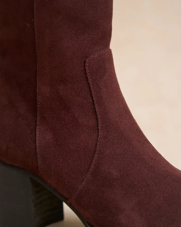 Polin Et Moi Ankle Boots Vinela Heel Wine Women Ankle Boots Polin Et Moi Ankle Boots Vinela Heel Wine Women Ankle Boots