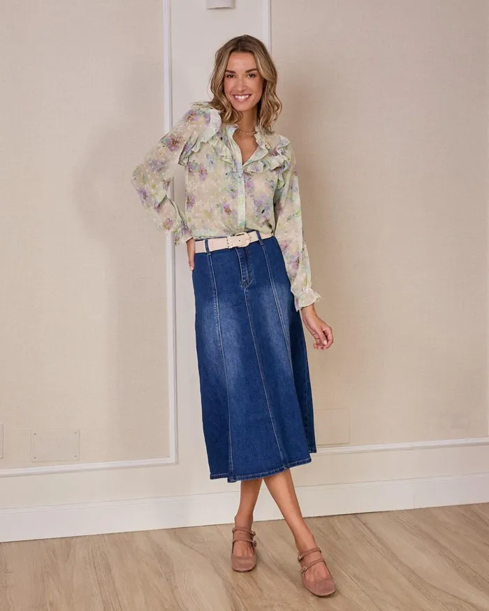 Polin Et Moi Aurora Ruffled Shirt File Women Blouses And Shirts Polin Et Moi Aurora Ruffled Shirt File Women Blouses And Shirts