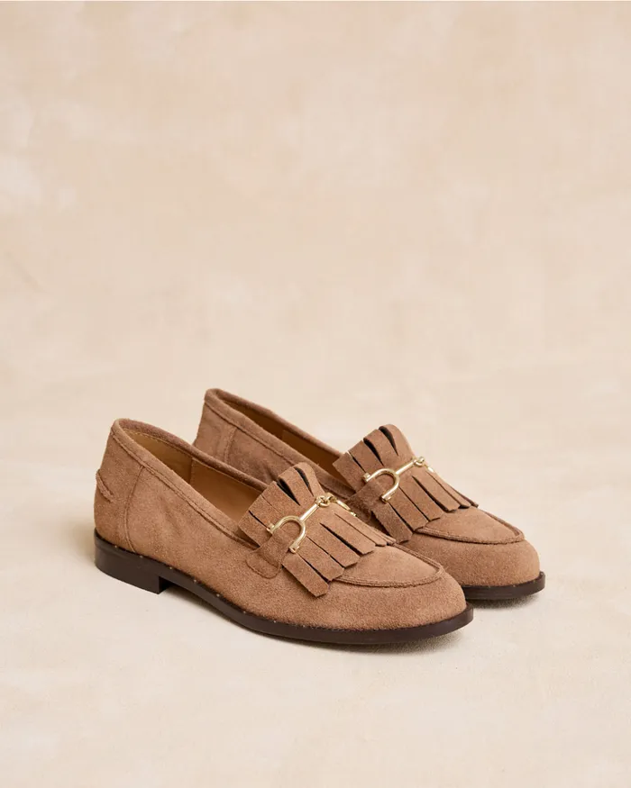 Polin Et Moi Flecana Buckle Moccasin Taupe Women Moccasins