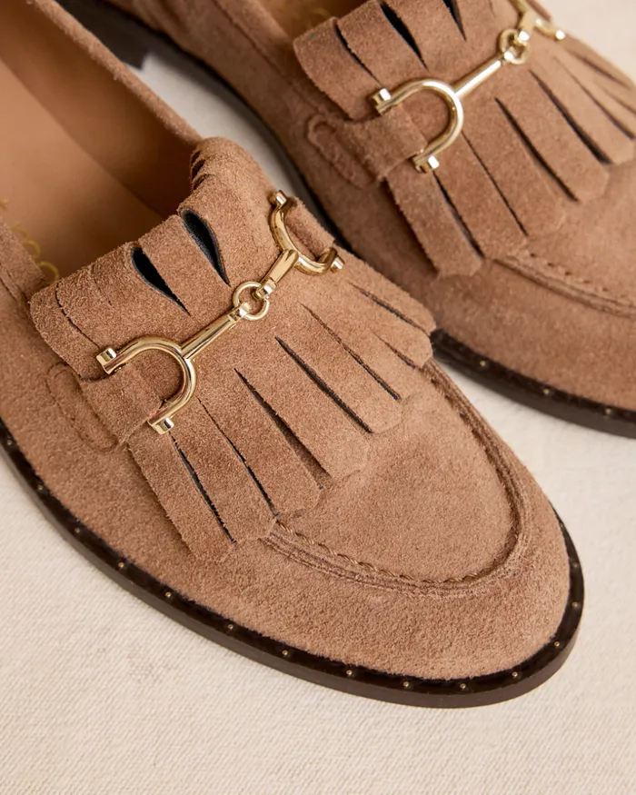 Polin Et Moi Flecana Buckle Moccasin Taupe Women Moccasins Polin Et Moi Flecana Buckle Moccasin Taupe Women Moccasins