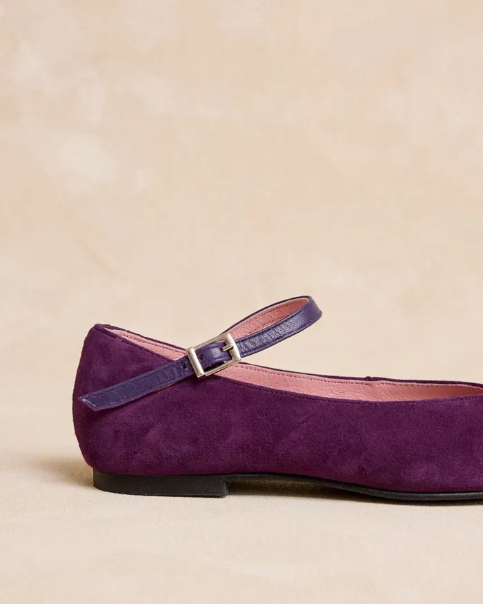 Polin Et Moi Mary Jane Lurea Bracelet Lilac Women Flats Polin Et Moi Mary Jane Lurea Bracelet Lilac Women Flats