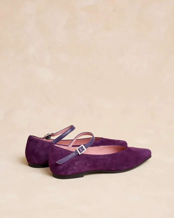 Polin Et Moi Mary Jane Lurea Bracelet Lilac Women Flats Polin Et Moi Mary Jane Lurea Bracelet Lilac Women Flats