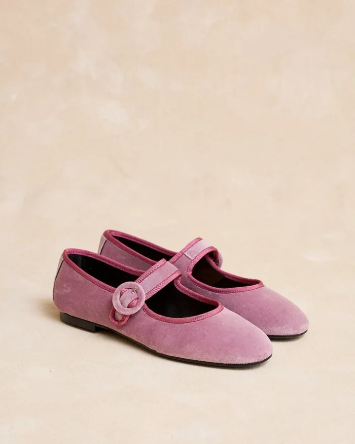Polin Et Moi Merceditas Hebilla Grandea Lilac Women Flats Polin Et Moi Merceditas Hebilla Grandea Lilac Women Flats
