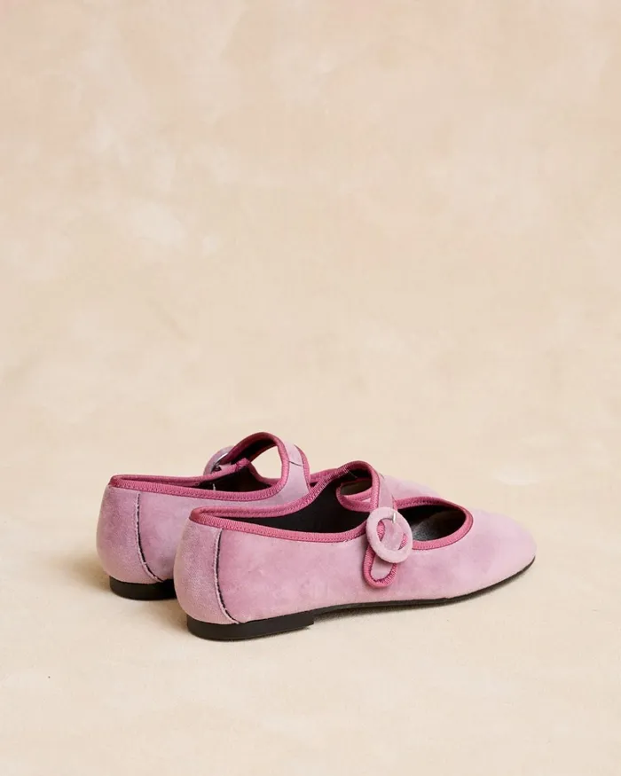 Polin Et Moi Merceditas Hebilla Grandea Lilac Women Flats Polin Et Moi Merceditas Hebilla Grandea Lilac Women Flats