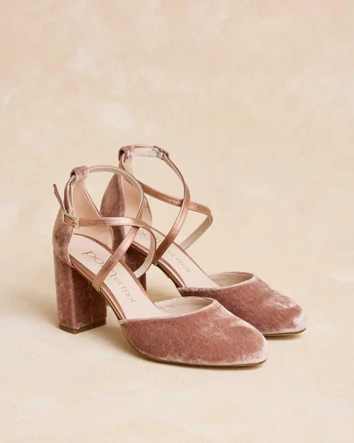 Polin Et Moi Mirtila Heel Shoe Nude Women Heels
