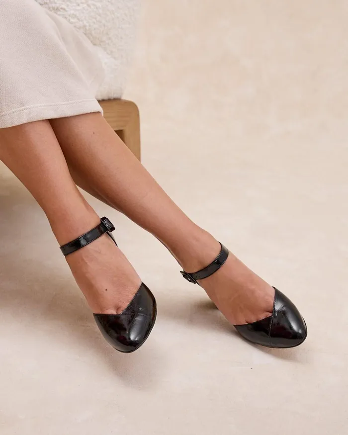Polin Et Moi Parmina Heel Shoe Black Women Heels Polin Et Moi Parmina Heel Shoe Black Women Heels