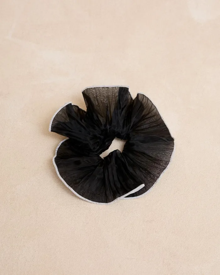Polin Et Moi Scrunchie Plain Marisa Black Women Hair Accessories