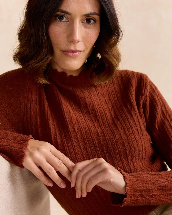 Polin Et Moi Sweater Fine Ingri Leather Women Cardigans And Sweaters Polin Et Moi Sweater Fine Ingri Leather Women Cardigans And Sweaters