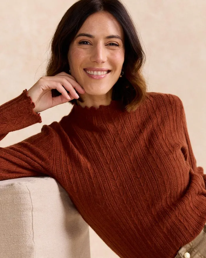 Polin Et Moi Sweater Fine Ingri Leather Women Cardigans And Sweaters Polin Et Moi Sweater Fine Ingri Leather Women Cardigans And Sweaters