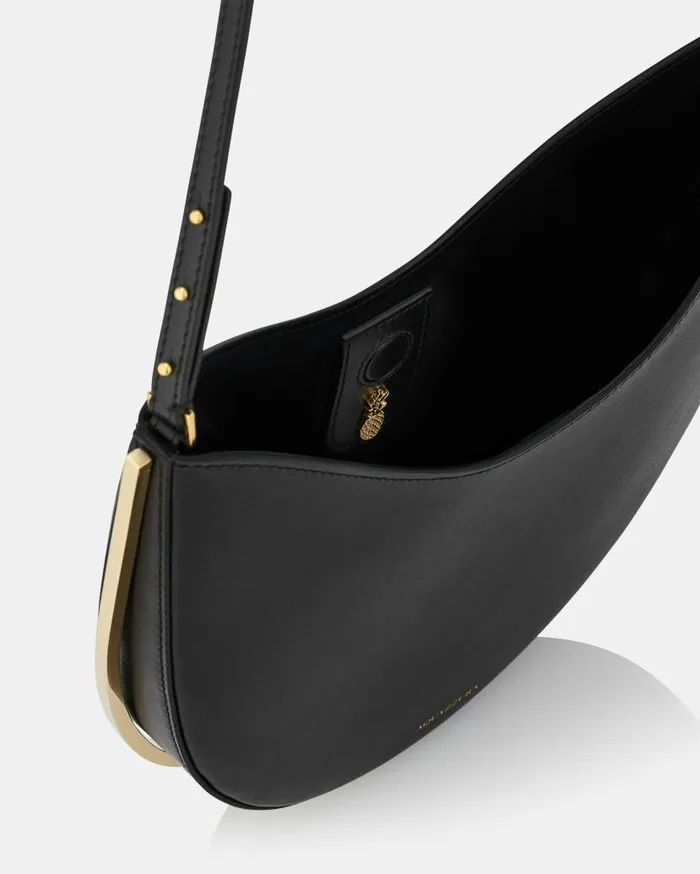 Purist Hobo Black Women Aquazzura Shoulder Bags Purist Hobo Black Women Aquazzura Shoulder Bags