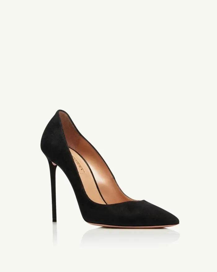 Purist Pump 105 Black Women Aquazzura Pumps